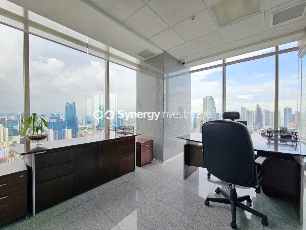 Conference room enclosed with glass in panoramic office Panama for sale