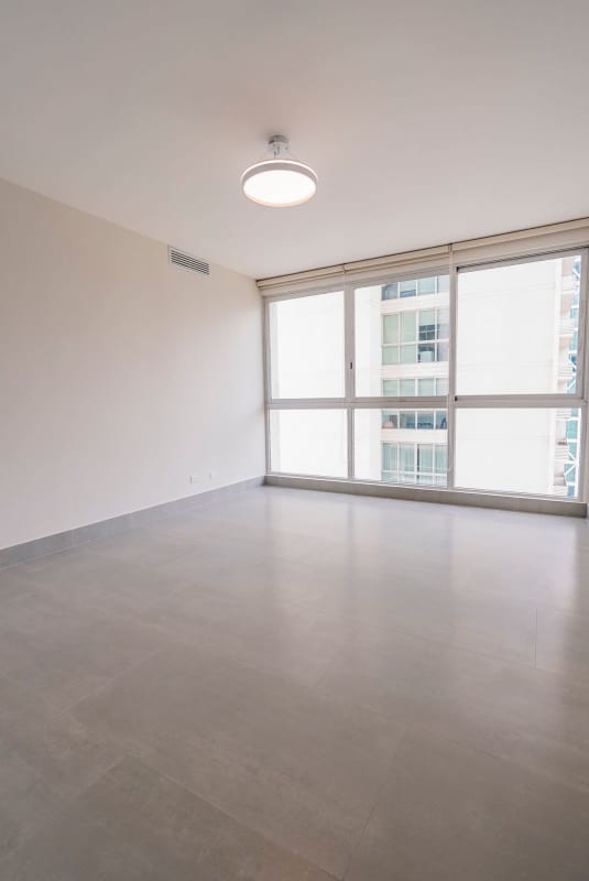 Ocean-facing balcony with skyline views luxury apartment PH Ocean Aire Panama City