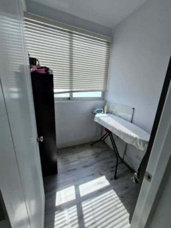 Bright laundry utility room storage window Pacific Point Panama