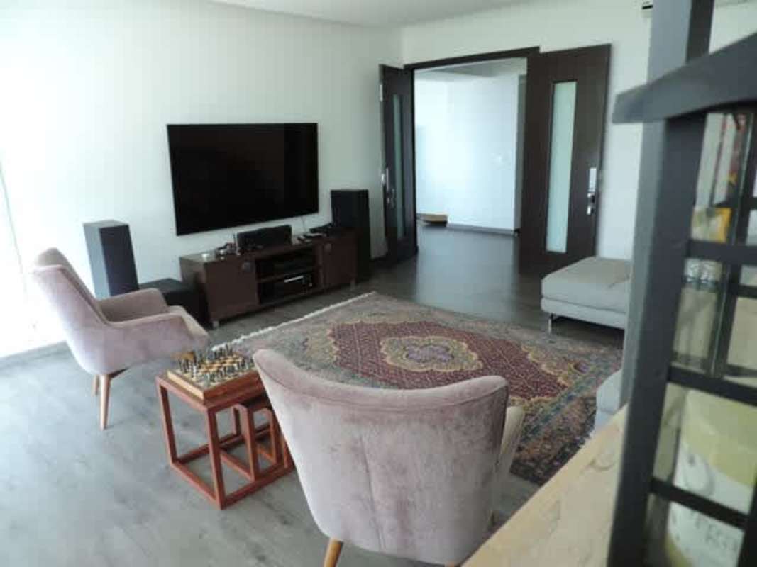 Balcony with panoramic ocean views luxury apartment in Costa del Este Panama