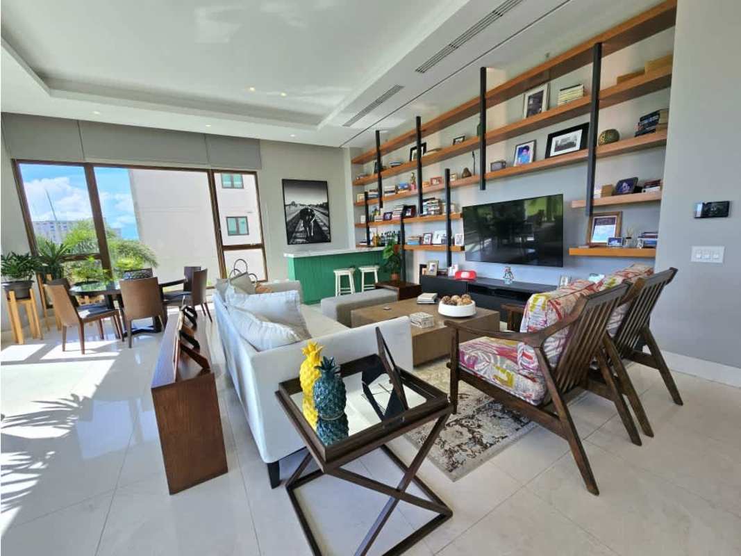 Large master bedroom with walk-in closet and terrace overlooking golf course in PH La Loma