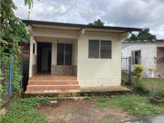 Large backyard yard with greenery and fencing in La Arena Chitré Herrera Panama
