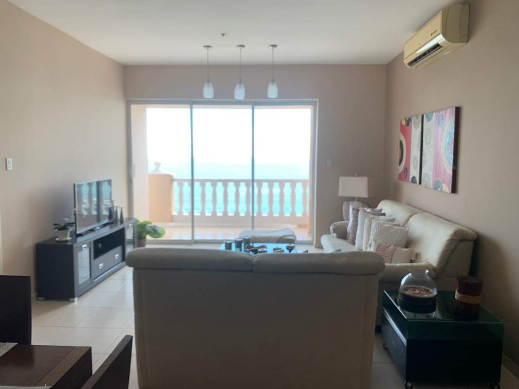 Oceanfront Furnished 1BR Apartment with Balcony at Vista del Mar