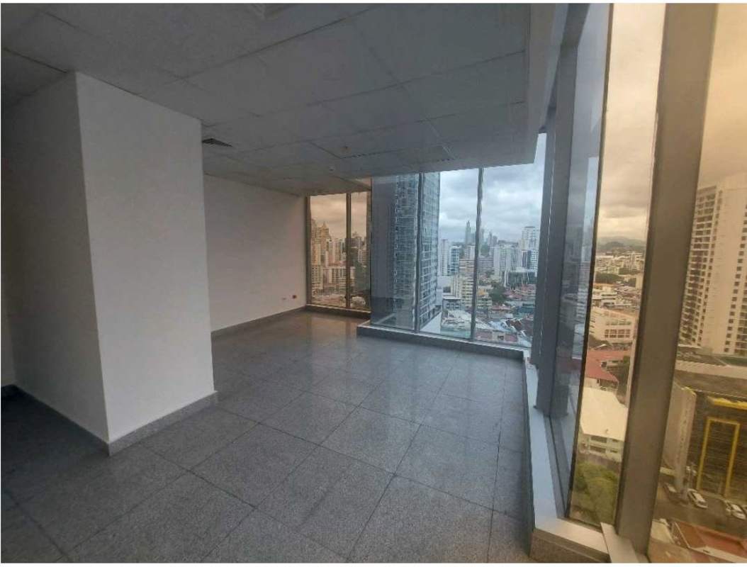 Private office room with skyline window views in PH SFC Tower Obarrio Panama City