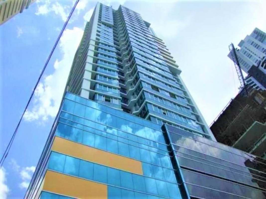 Empty room with large window tiled floor PH Villa del Mar Avenida Balboa Panama