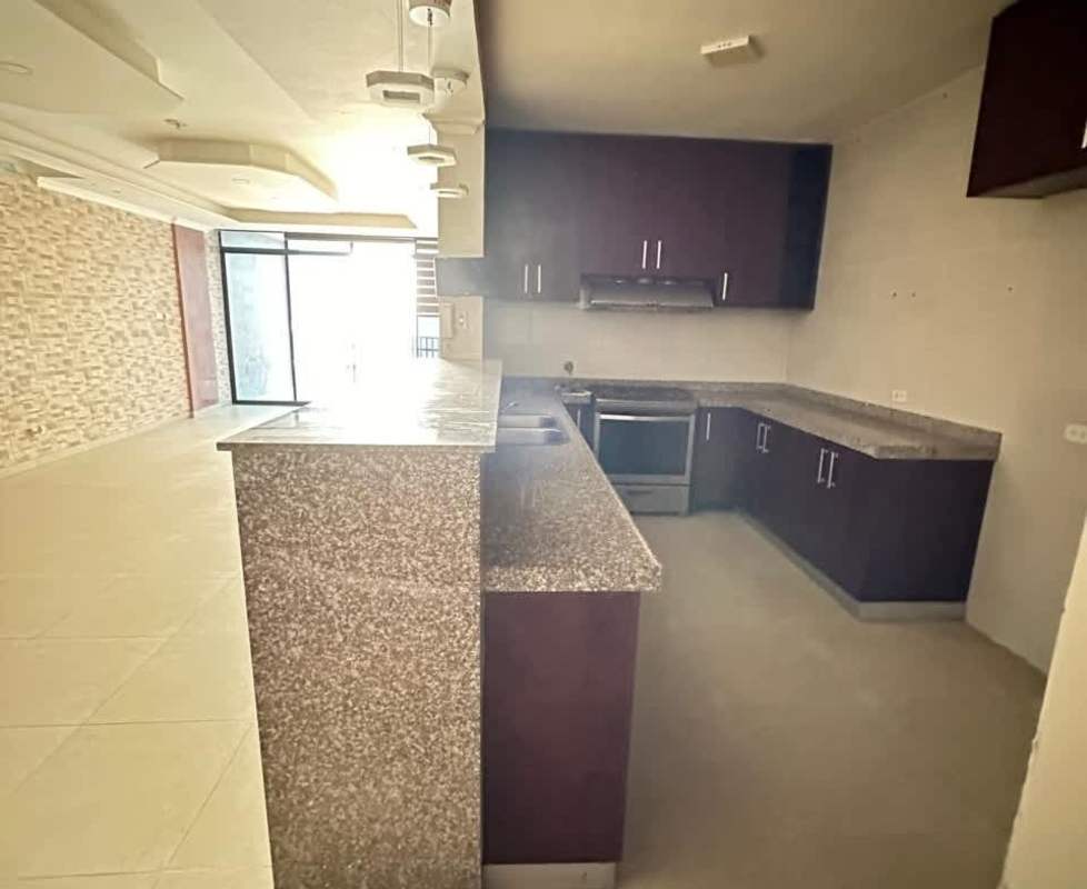 Open plan living and dining with porcelain floors duplex apartment PH La Mansión Dos Mares