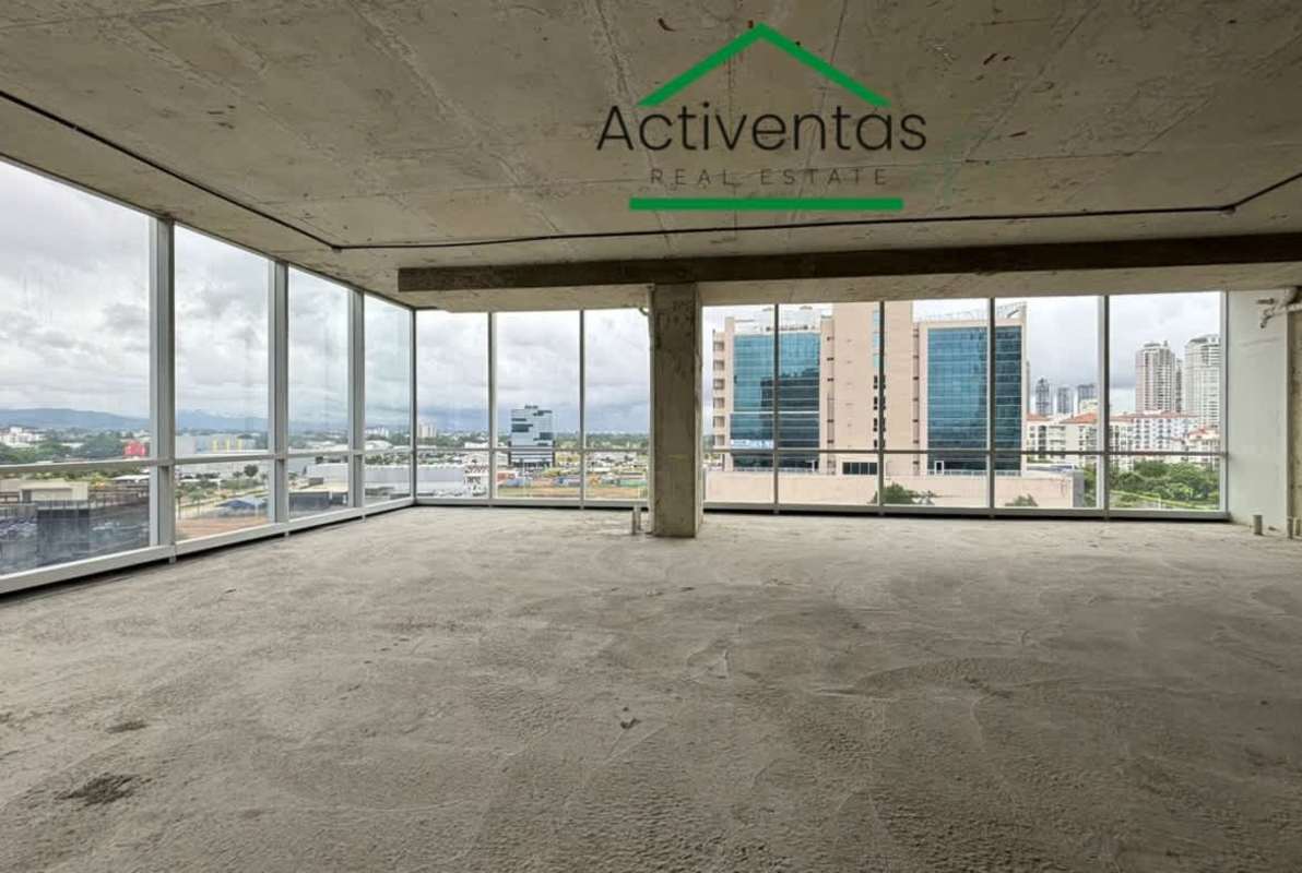 Spacious lobby with marble floors, wood paneling, secure access in PH Torre Arifa, Panama City
