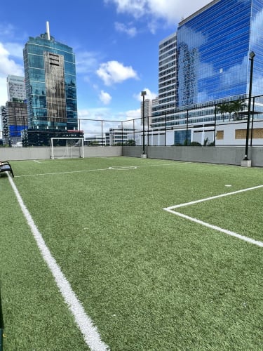 Luxury master bedroom with ocean views at PH Marea II Costa del Este Panama