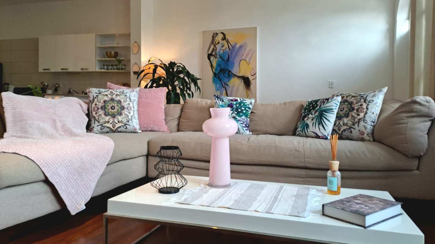 Restored colonial loft studio in Edificio La Estrella with bright living space