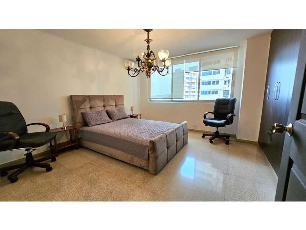 Guest bedroom with closet and natural light Punta Paitilla Panama City
