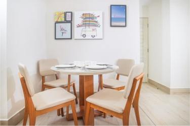 Bright kitchen with granite counters in oceanfront Surfside condo Punta Chame Panama