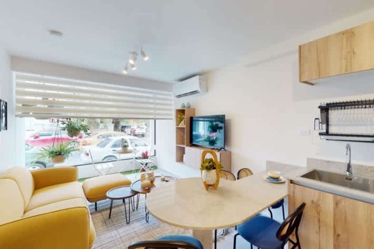 Minimalist kitchen design with built-in oven and cooktop PH Armonía Bella Vista Panama