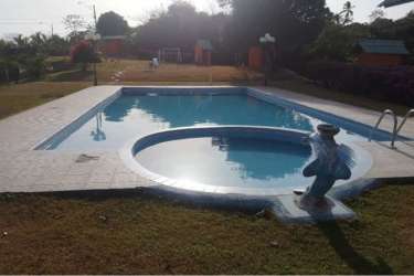 Pool area with children’s amenities Hacienda La Florenciana San Carlos Panama