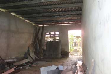 Old unfinished concrete construction on lot Barrio El Rosario Llano Bonito Chitré Panama