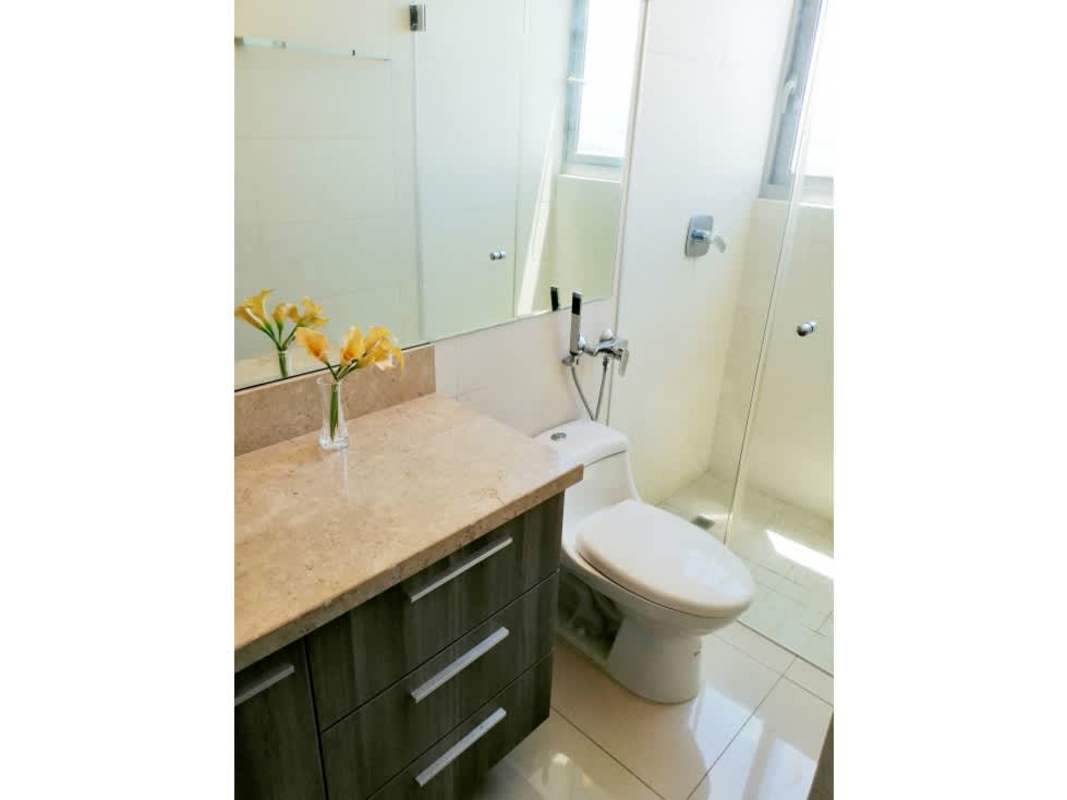 Large master bedroom window ocean view walk-in closet PH Bali Costa del Este Panama apartment