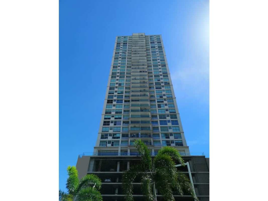 Modern outdoor children's playground at PH Bali Costa del Este Panama luxury condo amenities