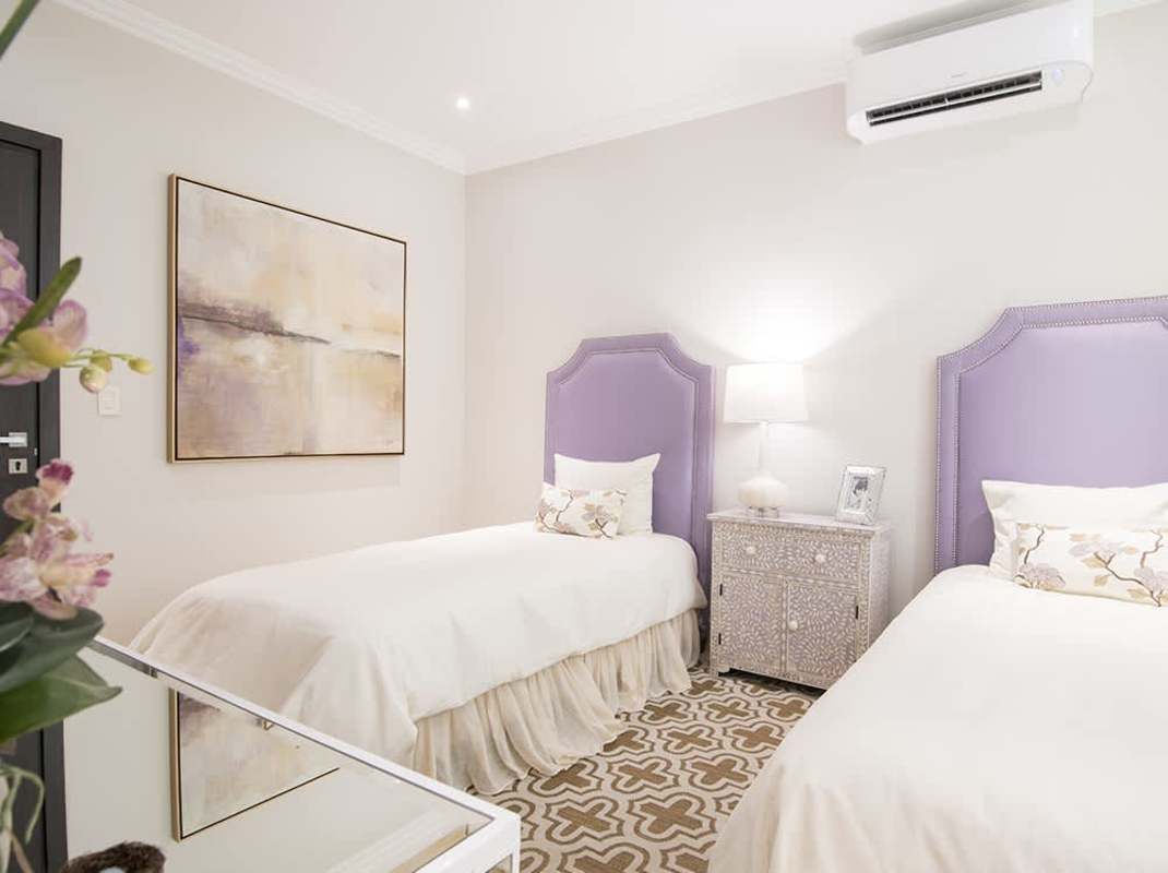 Modern kitchen with granite countertops, stainless appliances in The Colonial Residences Panama City