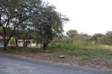 Flat empty corner lot with tree cover, minutes to beach in Coronado Panama