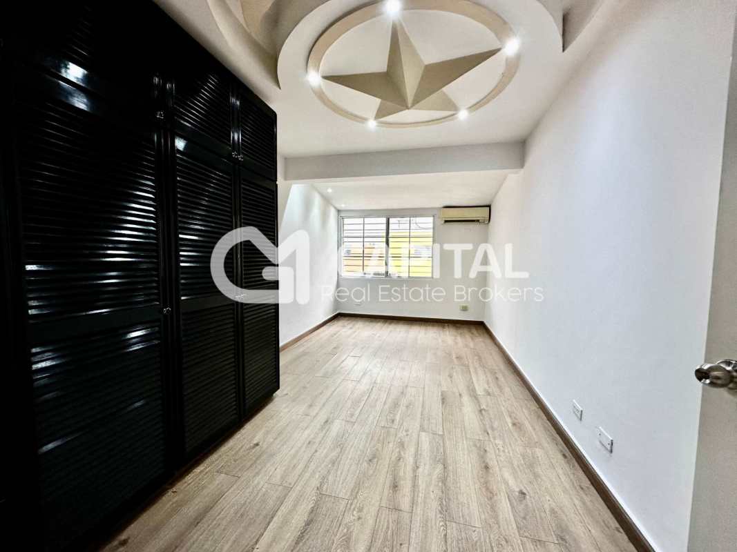 Mediterranean facade two-story home commercial residence with gated garage in Club X Betania Panama