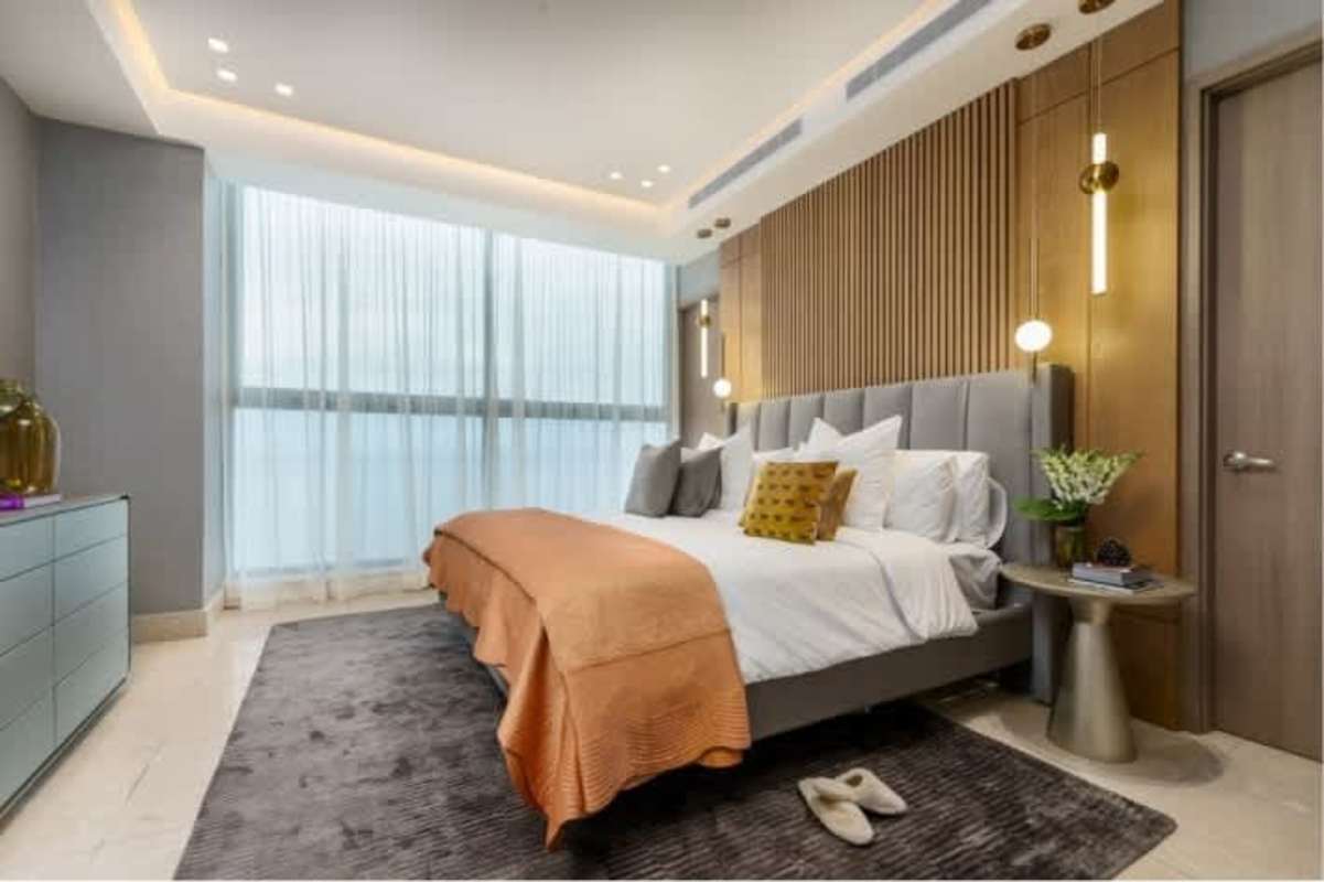 Luxury condominium pool and children's playground Punta Paitilla Panama Pacific Point