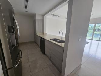 Contemporary kitchen with granite countertops in PH Laguna Buenaventura luxury condo