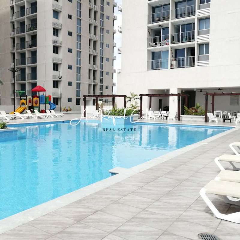 Fully equipped modern gym with cardio equipment and panoramic glass PH ILO apartment building Panama