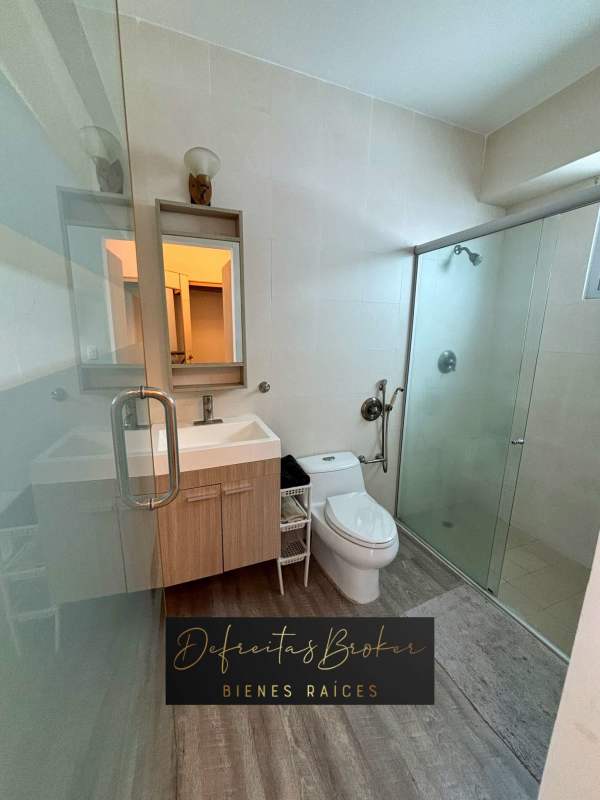 Balcony view of Pacific Ocean and Panama skyline from PH H2O apartment