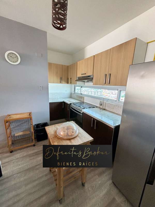 Modern open kitchen with appliances in PH H2O On The Ocean apartment Panama City