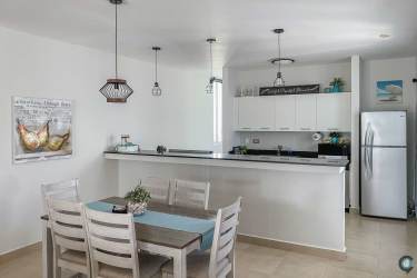 Spacious penthouse living room opening to terrace with Pacific Ocean views at PH Terrazas Farallón Panama