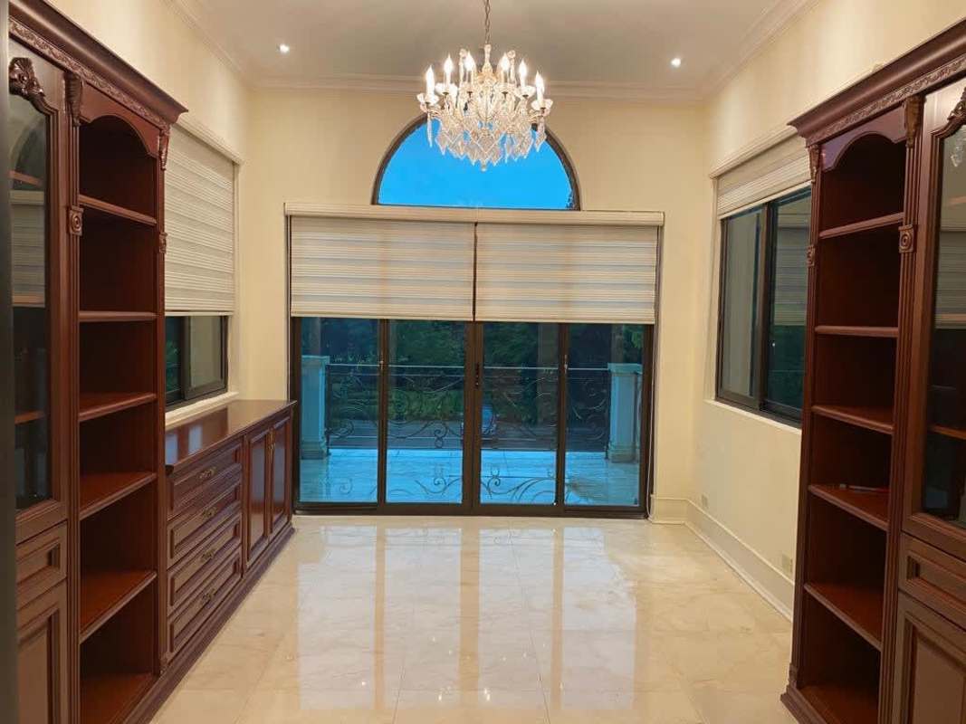 Private swimming pool with jacuzzi surrounded by gardens luxury home Santa Maria Panama