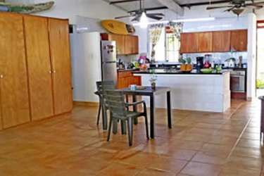 Spacious terrace facing sea at Solymar beachfront villa Playa Corona Panama sale Hola Realty