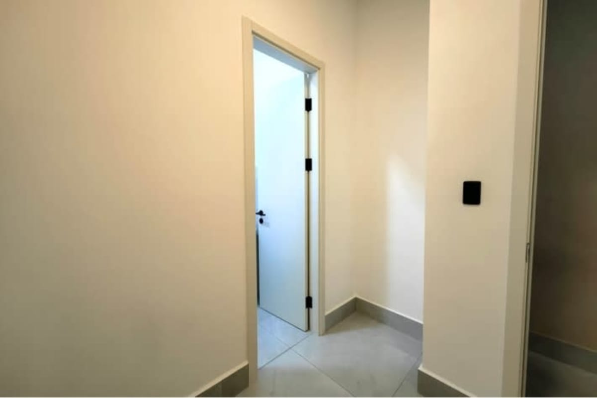 Modern luxury bathroom double vanity glass shower Aquapoint Punta Paitilla Panama