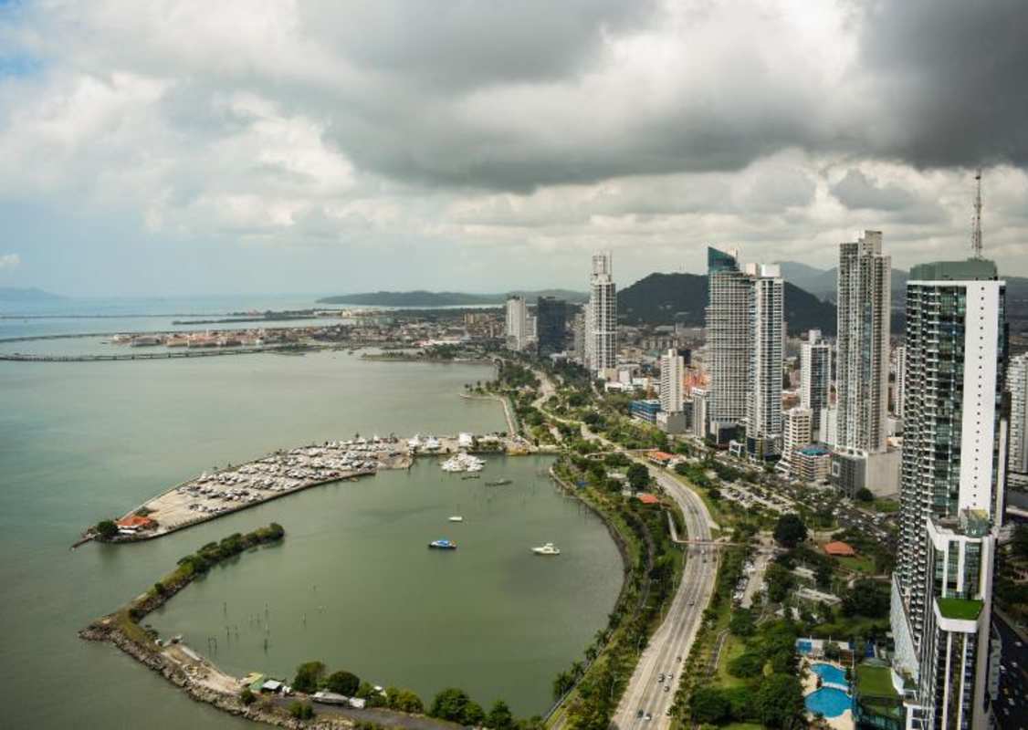 Elegant bedroom interior with designer lighting and accents PH Yoo Panama