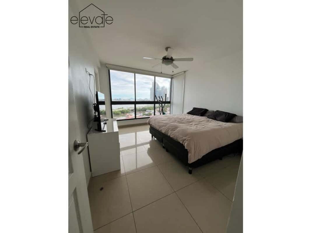 Wood paneled sauna wellness area PH San Francisco Bay Punta Pacifica Panama