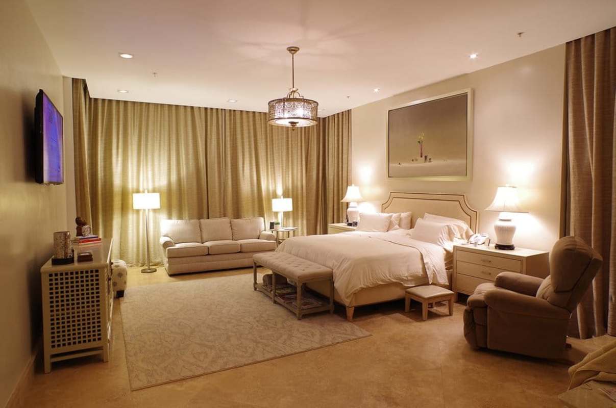 Acoustic-designed home cinema with luxury leather Cineak recliners in The Point penthouse Punta Paitilla Panama