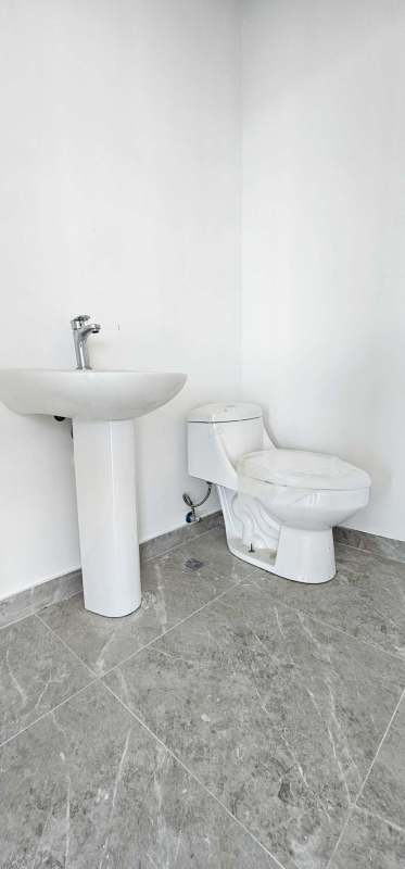 Spacious empty office floor with floor-to-ceiling windows city views in Sortis Business Tower Obarrio Panama City