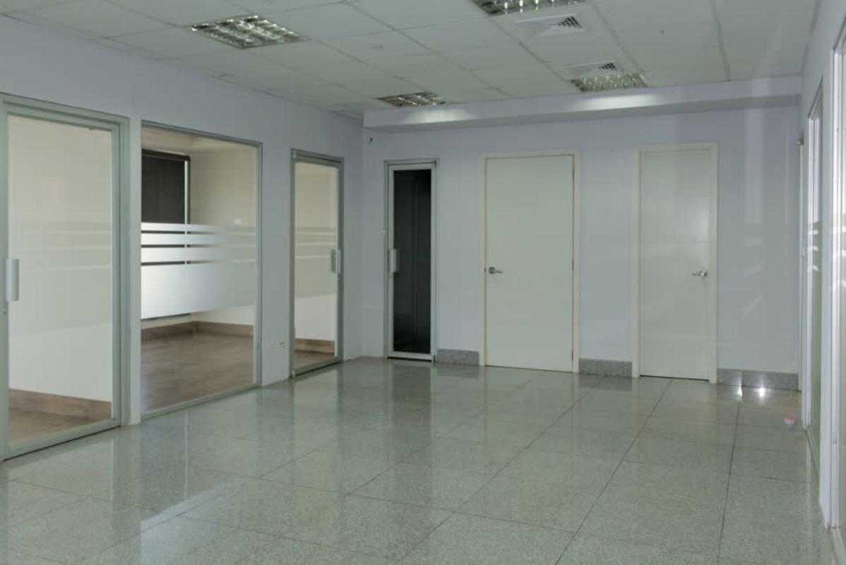 Glass door entry to office suite PH BICSA Financial Center Panama City
