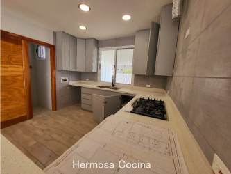 Fully equipped modern kitchen with oven and tile finishes in Coronado Panama