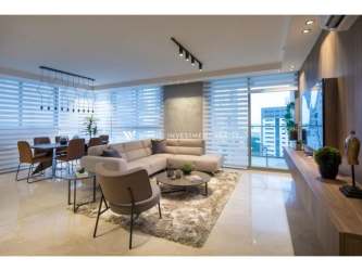 Luxury master bedroom with ocean panorama at PH Vita Coco del Mar Panama City