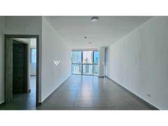 Empty apartment living room large city view windows PH Signature Point Bella Vista Panama