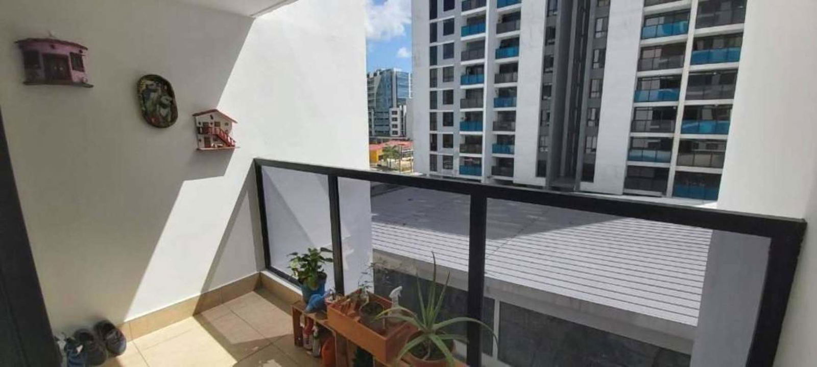 Private balcony with city urban garden views PH Terraza del Rey Altos de Panama