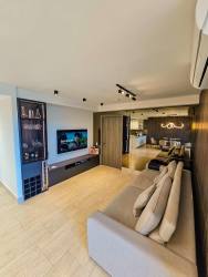 Kitchen with stone countertops and cabinetry at PH Explora Panama Pacifico