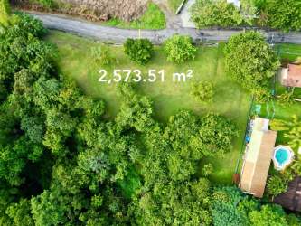 Large land parcel bordered by mature trees Coralinas del Mar Coronado Panama