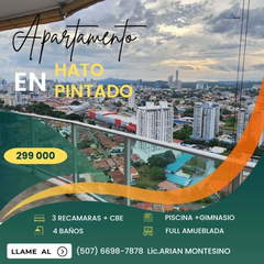 Apartment for Sale in Hato Pintado - 3 bedrooms