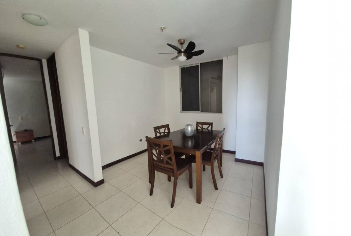 Master bedroom with large window and walk-in closet PH Altavista Towers El Bosque Panama City