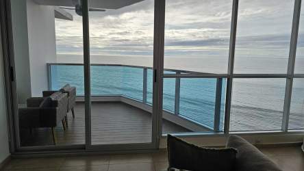 Second bedroom with mountain and ocean views at PH Royal Palm Playa Gorgona Panama