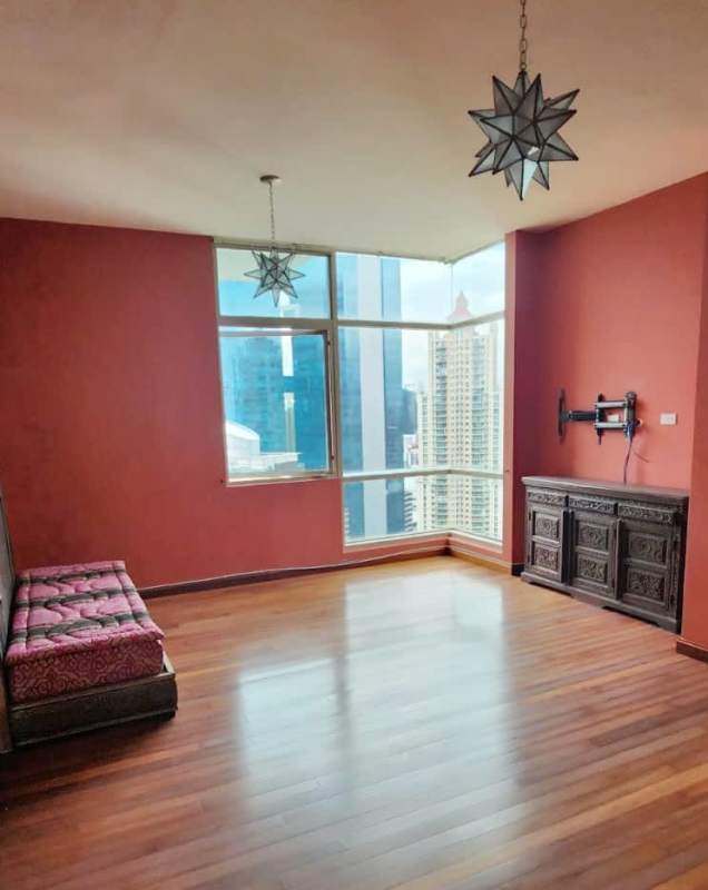 Elegant dining room marble floor panoramic Pacific Ocean view PH Pacific Point Punta Pacífica