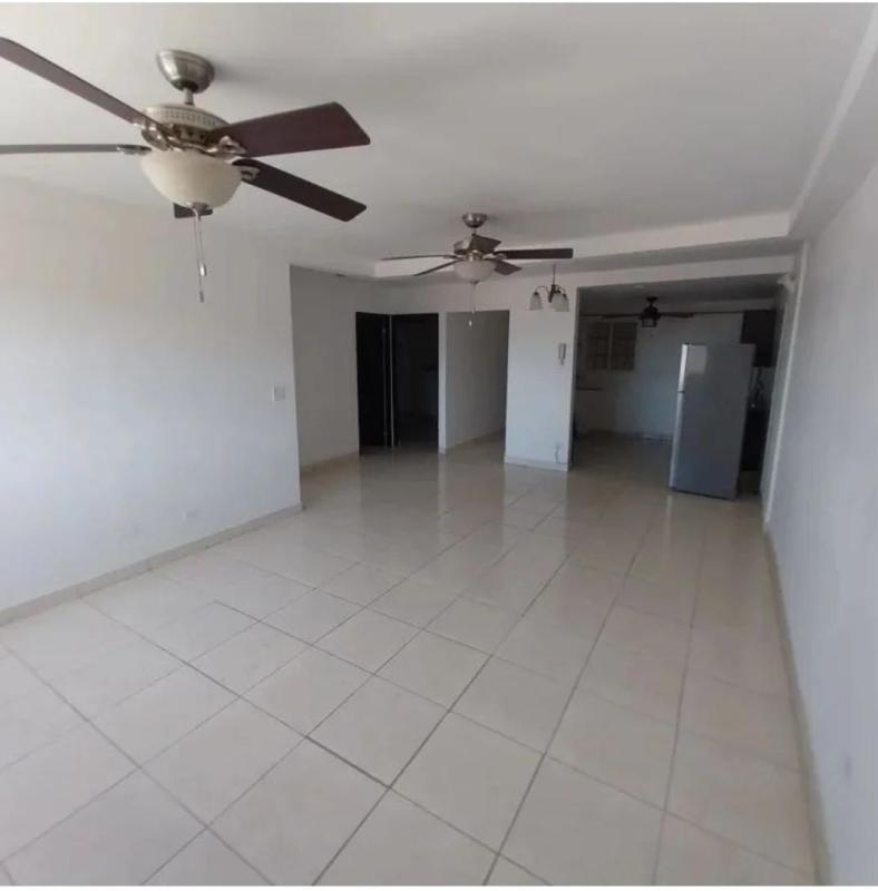 Spacious open-plan tiled living room with kitchen area PH Altos de Panamá Panama City