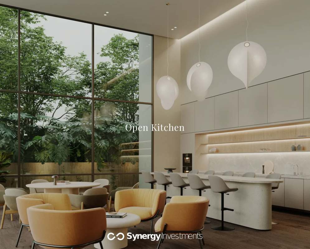 Modern children's playroom with creative decor inside Bella Vita tower Panama City