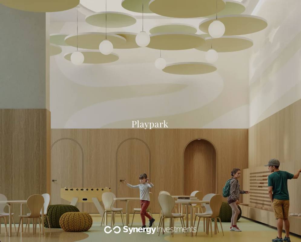 Contemporary swim spa area with floor-to-ceiling windows and lush views at Bella Vita Costa del Este